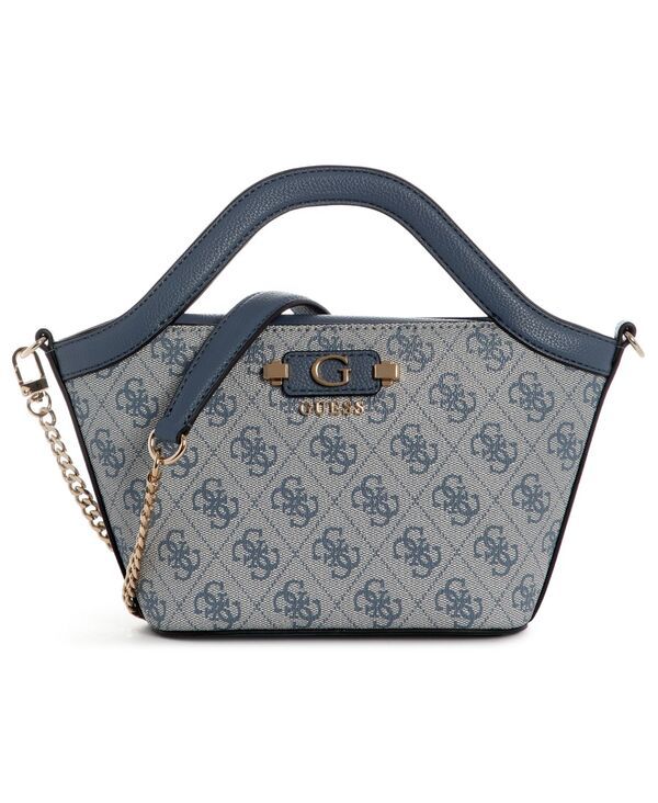 ゲス レディース バッグ GUESS Lindsey Small Tote Handbag Blue ブルー