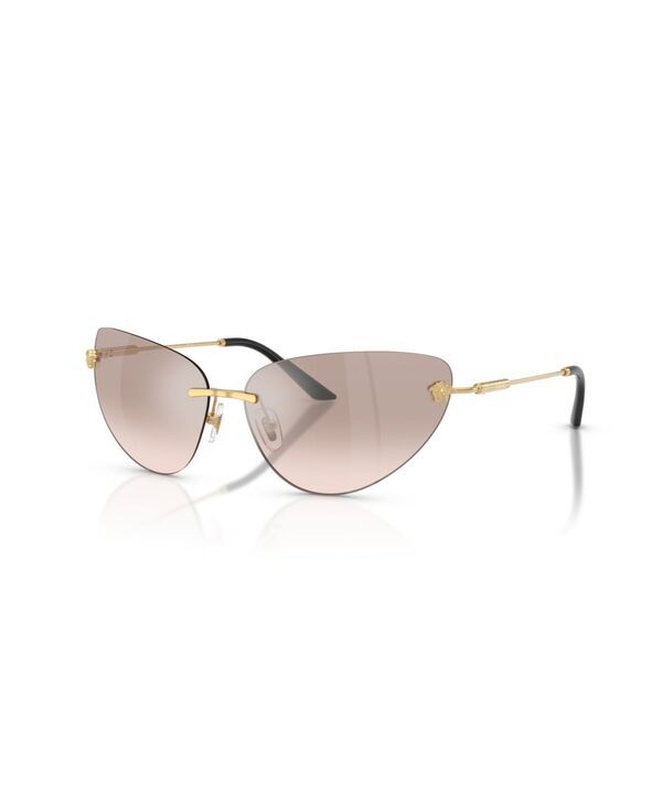 ヴェルサーチ レディース アクセサリー サングラス・アイウェア Versace Womens Cat Eye Sunglasses VE2281 Gold ゴールド