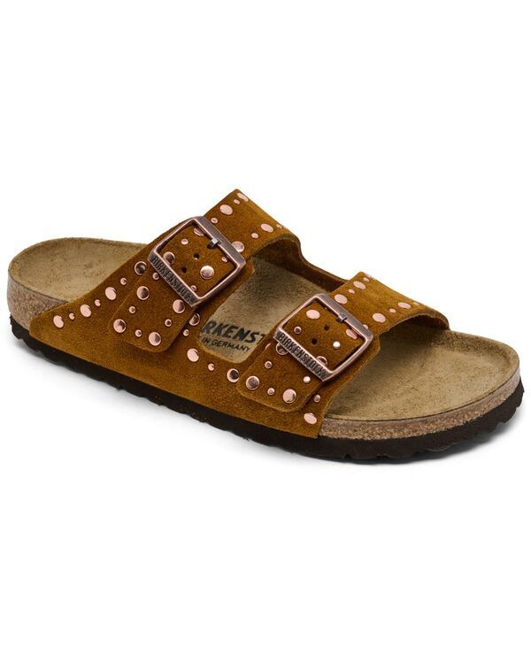 ビルケンシュトック レディース シューズ スニーカー サンダル スエード レザー Birkenstock Womens Arizona Rivetsuede Leather Sandals from
