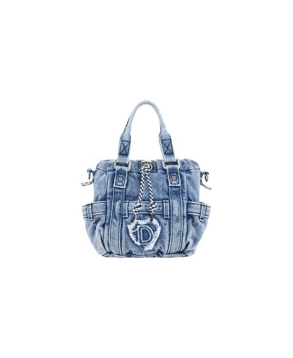デジグアル レディース バッグ ミニ デニム Desigual Womens Mini denim crossbody bag Light blue ブルー