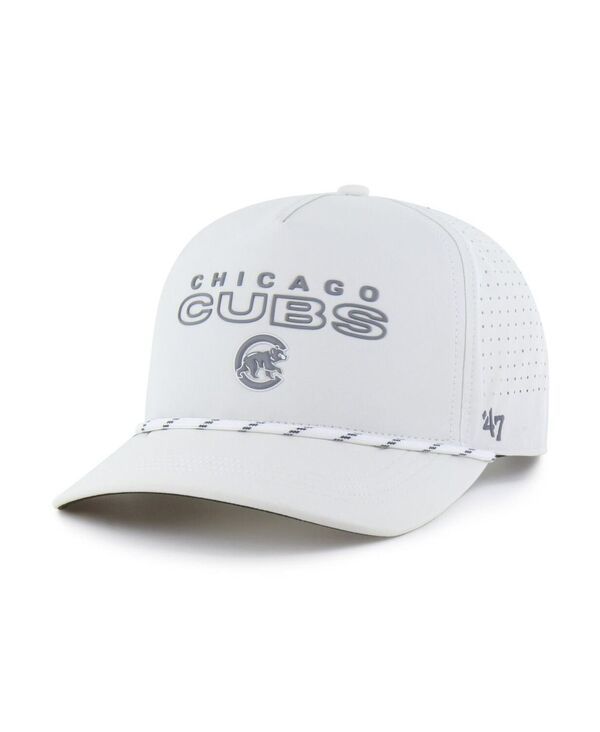 47 ブランド メンズ アクセサリー 帽子 47 Brand Mens White Chicago Cubs Forward Vault Hitch Adjustable Hat White ホワイト