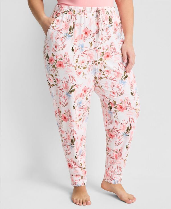 ステートオブデイ レディース アンダーウェア ナイトウェア パンツ State of Day Womens Jogger Pajama Pants XS3X Romantic Floral