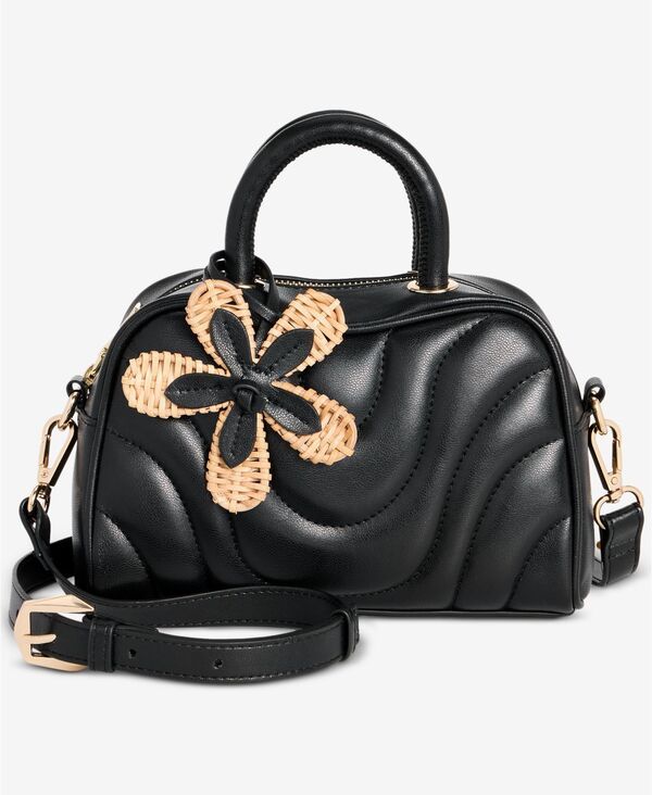 アイエヌシー インターナショナル コンセプト レディース バッグ ミニ INC International Concepts Aydenn Mini Wave Satchel Handbag Blac