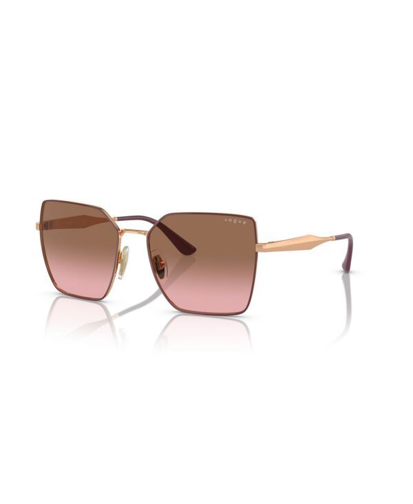 ヴォーグアイウェア レディース アクセサリー サングラス・アイウェア Vogueyewear Womensquare Sunglasses VO4284S Bordeaux Rose Gold ゴール