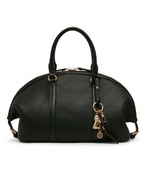アンクライン レディース バッグ Anne Klein Medium Bowler Charmsatchel Handbag Black ブラック