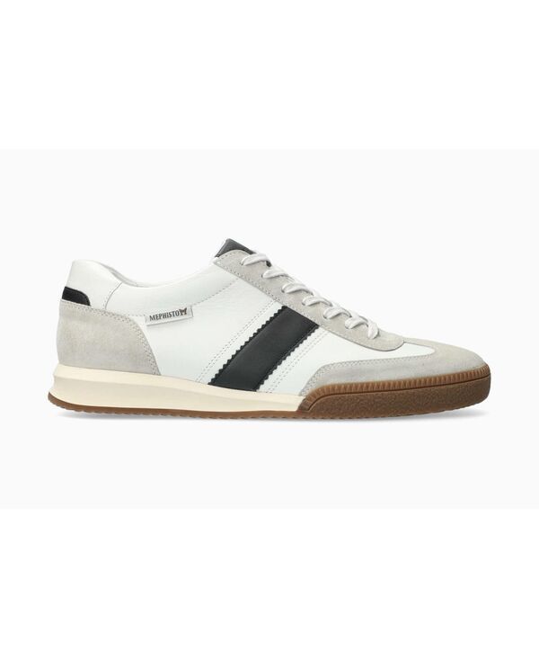 メフィスト メンズ シューズ スニーカー スエード レザー Mephisto Mens Elyo Stone Suede and Leather Sneaker Stone ストーン
