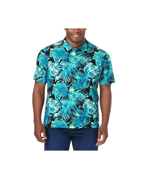 キングサイズ メンズ トップス ポロシャツ トール KingSize Big Tall Stretch Performance Polo Bright green leaf グリーン