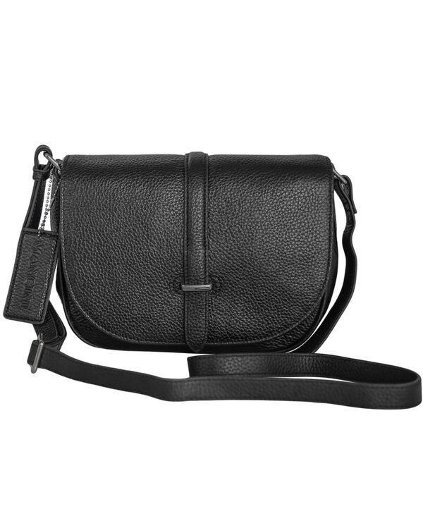 マンシーニ レディース バッグ ミニ Mancini Lisa Mini Crossbody Bag Black ブラック