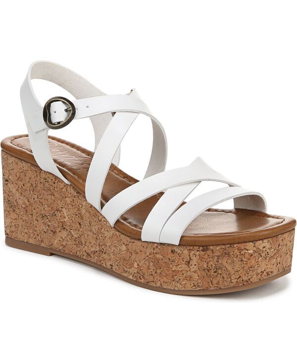 ブローフィッシュマリブ レディース シューズ サンダル Blowfish Malibu Womens Aurora Open Square Toe Strappy Wedge Sandals Whit