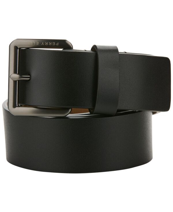 ペリーエリス メンズ アクセサリー ベルト レザー Perry Ellis Portfolio Mens Casualeather Harness Belt Black ブラック
