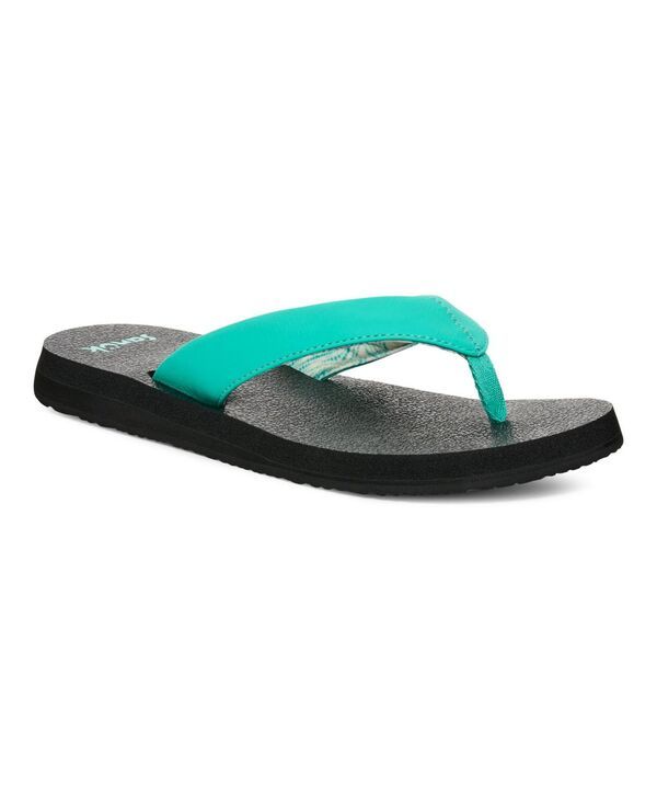 サヌーク レディース シューズ サンダル Sanuk Womens Yoga Mat II Sandals Aqua green アクア