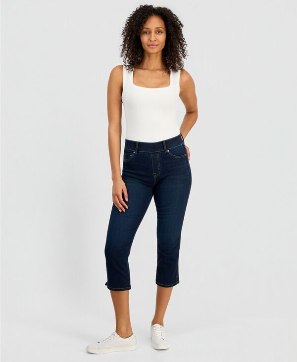 スタイルアンドコー レディース ボトムス デニムパンツ スリムフィット プチ キャップ ジーンズ Style Co Petite Slim Fit HighRise Capri Jeans Vega