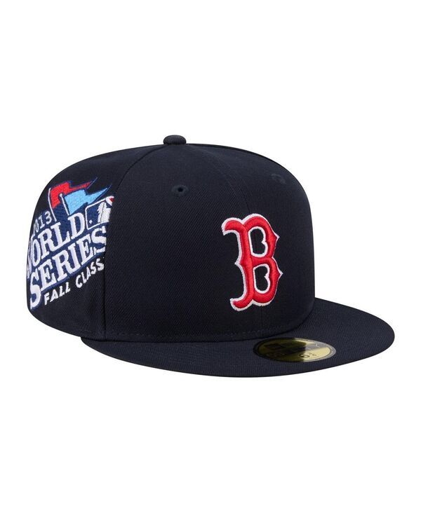 ニューエラ メンズ アクセサリー 帽子 New Era Mens Navy Boston Red Sox Hidden Hit 59FIFTY Fitted Hat Navy ネイビー