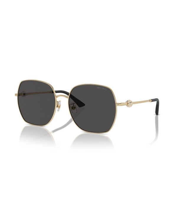 ジミーチュー レディース アクセサリー サングラス・アイウェア Jimmy Choo Womensquare Sunglasses JC4008HD Pale Gold ゴールド