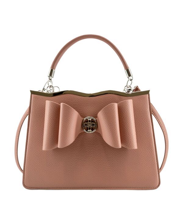 ライクドリームス レディース バッグ LIKE DREAMS The Noa Structu red Bowtie Small Crossbody Bag Mauve