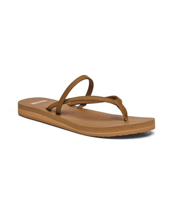サヌーク レディース シューズ サンダル Sanuk Womens Yoga Stella Sandals Tan タン