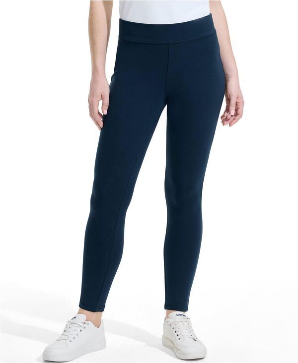 ランズエンド レディース ボトムス レギンス ニット Lands End Womenstarfish Mid Rise Knit Leggings Radiant navy ネイビー