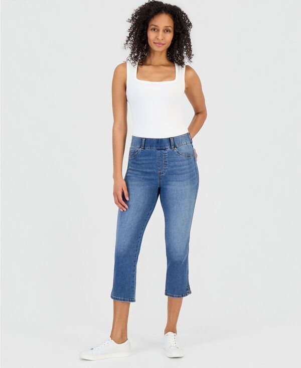 スタイルアンドコー レディース ボトムス デニムパンツ スリムフィット プチ キャップ ジーンズ Style Co Petite Slim Fit HighRise Capri Jeanscout W