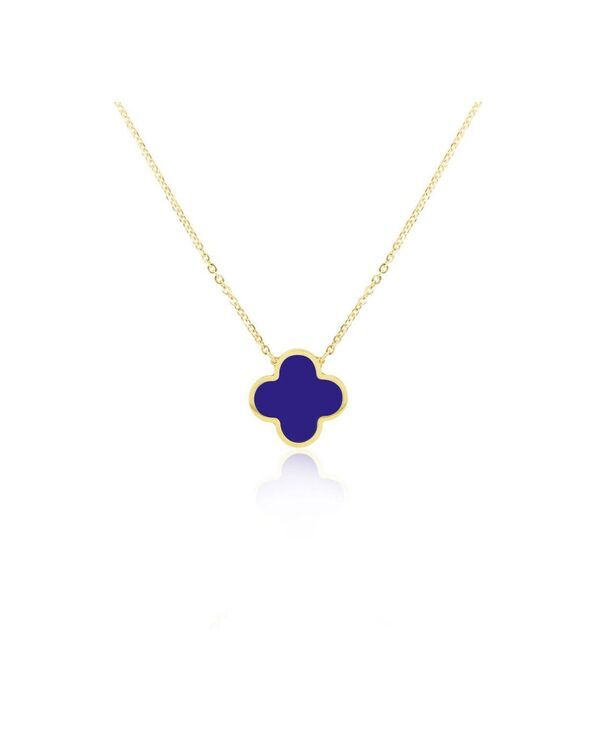ザ・ラブリー レディース アクセサリー ネックレス・チョーカー・ペンダントトップ レース The Lovery Extra Large Lapisingle Clover Necklace 14K L