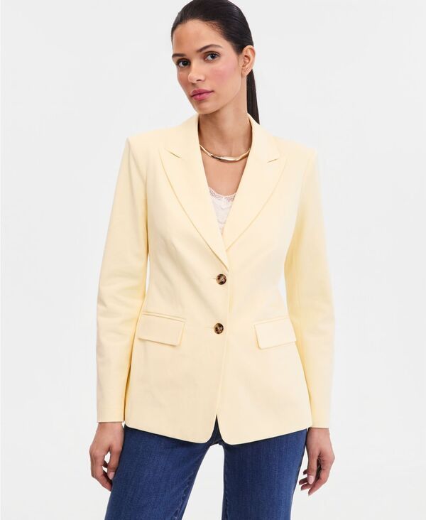 アイエヌシー インターナショナル コンセプト レディース アウター ジャケット・ブルゾン ブレザー INC International Concepts Womens Two Button Fitte