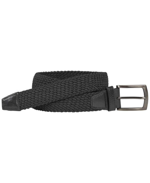 ジョンストンアンドマーフィー メンズ アクセサリー ベルト レザー Johnston Murphy Menstitchedge Leather Belt Black ブラック