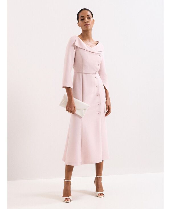 フェイズ・エイト レディース トップス ワンピース Phaseight Womensienna Tux Dress Pale pink ピンク
