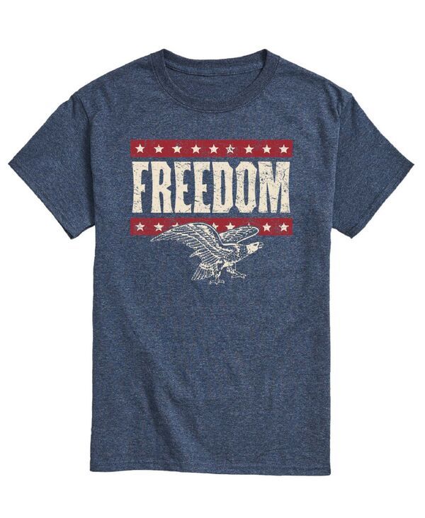 エアウェーブス メンズ トップス Tシャツ 半袖 グラフィック AIRWAVES Mens Freedom ShortSleeve Graphic TShirts Heather Blue ヘザー