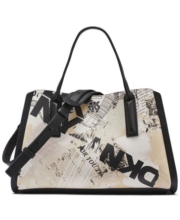 ダナ キャラン ニューヨーク レディース バッグ DKNY Josie Medium Josie Satchel Handbag WhiteBlack ホワイト