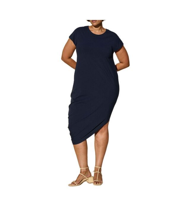 ユニバーサル スタンダード レディース トップス ワンピース プラスサイズ Universal Standard Plusize Iconic Geneva Dress Blue ブルー