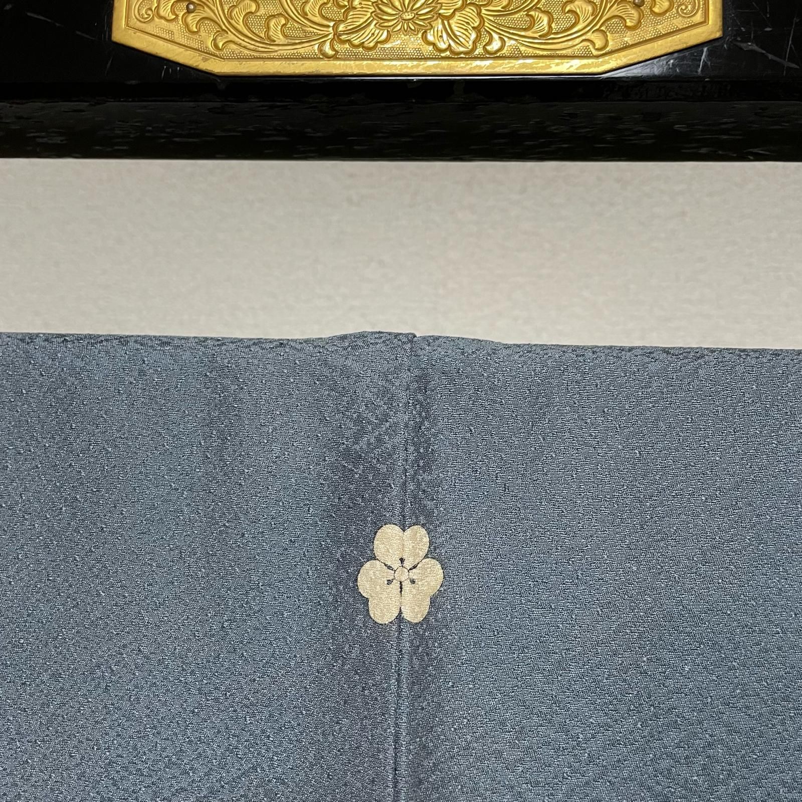 本加賀友禅作家 押田正義 色無地 上品な色味 紗綾形地紋 着物 正絹 一