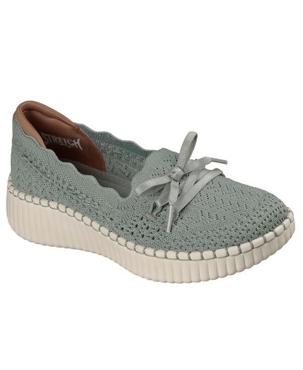 スケッチャーズ レディース シューズ スニーカー ニット Skechers Womens Wilshire Blvd Knit Sail SlipOn Sneakers from Finish Lin
