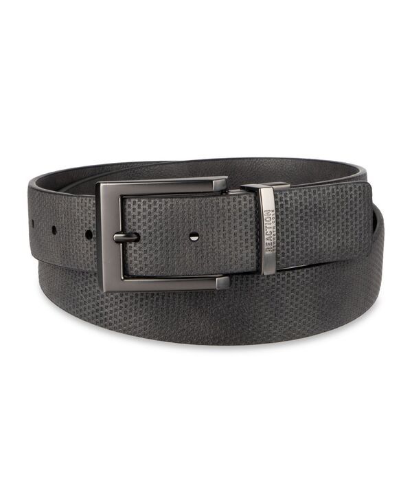 ケネスコール メンズ アクセサリー ベルト Kenneth Cole Reaction Mens Reversible Comfort Stretch Belt Charcoal チャコール