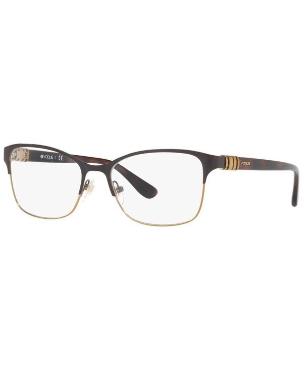 ヴォーグアイウェア レディース アクセサリー サングラス・アイウェア Vogueyewear VO4050 Womens Rectangleyeglasses Brown Gold ブラウン