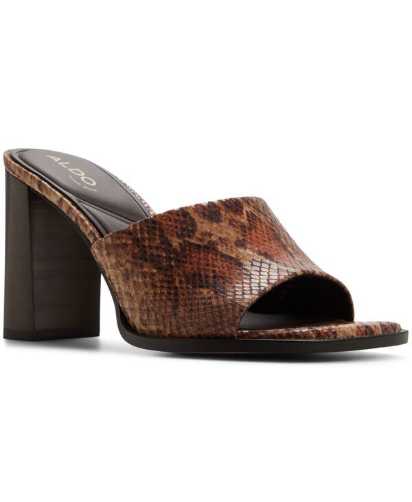 アルド レディース シューズ サンダル ヒール ALDO Womens ReSophia Block Heel Dressandals Embossed Snake Brown Multi ブラウン 25,056円