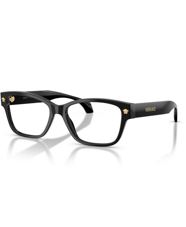 ヴェルサーチ レディース アクセサリー サングラス・アイウェア Versace Womens Cat Eyeglasses VE3392 Black ブラック