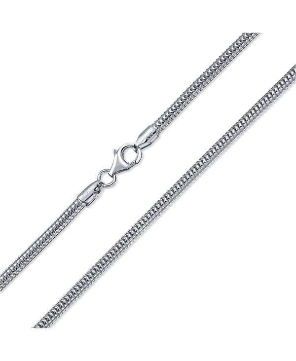 ブリング レディース アクセサリー ネックレス・チョーカー・ペンダントトップ レース Bling Jewelry Flexible Strong Thick 320 Gauge 3MM Sterlin