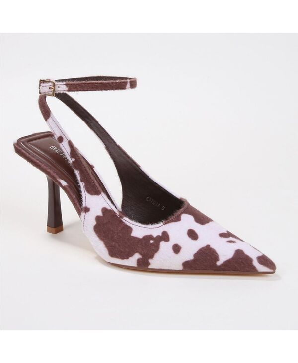 バーネス レディース シューズ パンプス アンクル ヒール BERNESS Womens Carmia Crisscross Ankle Strap Stiletto Heels Cow