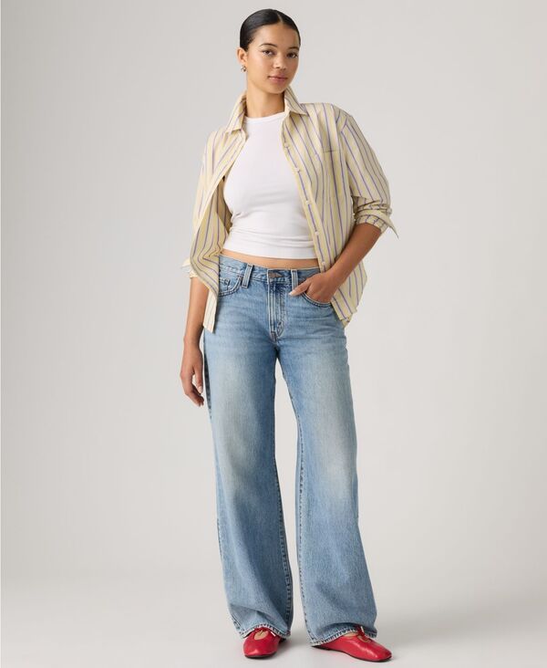 リーバイス レディース ボトムス デニムパンツ ジーンズ Levis Womens Middy Balloon MidRise Denim Loose Jeans Twisted Vi デニム