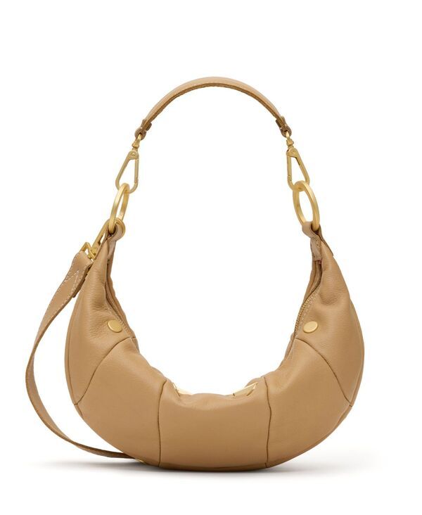 ハミット レディース バッグ レザー Hammitt Erica Medium Leather Crescent Shoulder Handbag Toasty Sand サンド