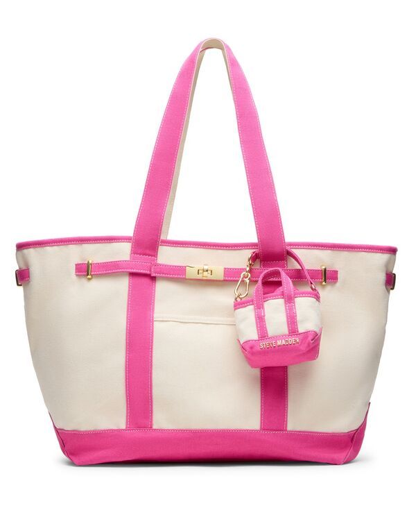 スティーブ マデン レディース バッグ Steve Madden Bboat Medium Tote Handbag Pink ピンク