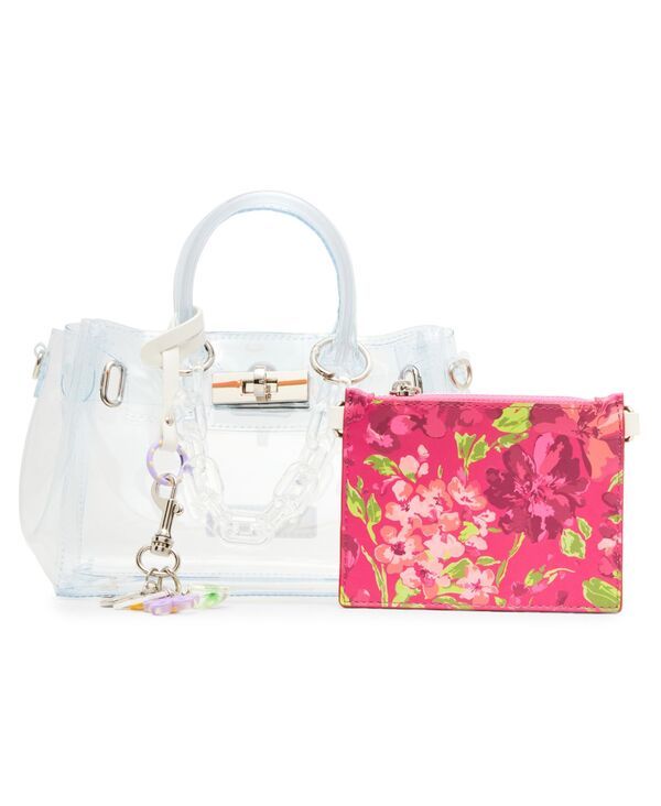 スティーブ マデン レディース バッグ Steve Madden Bgummy Small Satchel Handbag Clear