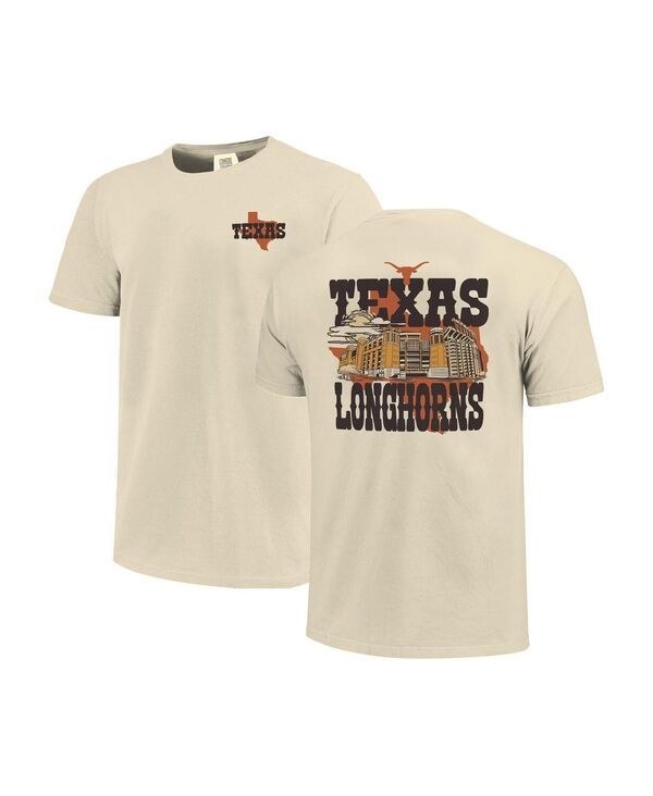 イメージワン メンズ トップス Tシャツ Image One Mens and Womens Natural Texas Longhorns Hyper Local Stadiumascot Skyl