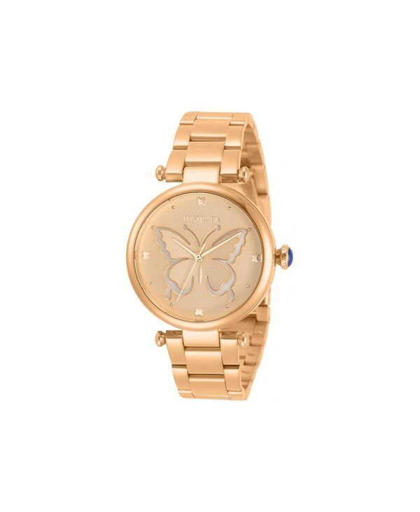 インビクタ レディース アクセサリー 腕時計 Invicta Womens 33234 Wildflower Quartz PC21AF Mother of Pearl Metal Dial Watc