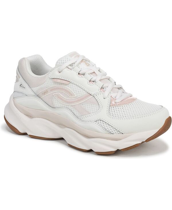 ライカ レディース シューズ スニーカー レース Ryka Womens Rezorb Max Classic Lace Up Walking Sneakers White Alyssum Leath