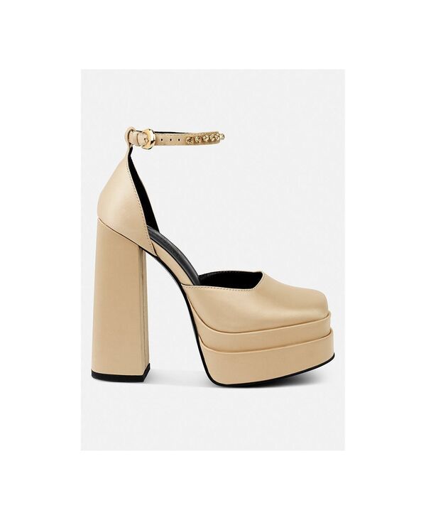 ラグアンドコー レディース シューズ サンダル プラットフォーム Rag Co Rag and Co Womens Martini Sky High Platform Sandals Latte sa