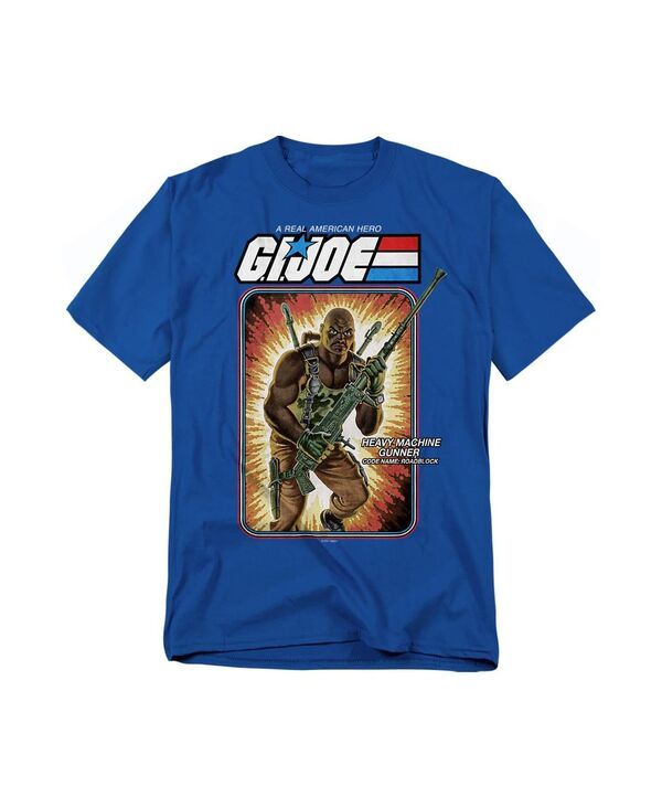 ロゴビジョン メンズ トップス Tシャツ Logovision Mens GI Joe Roadblock Card TShirt Royal