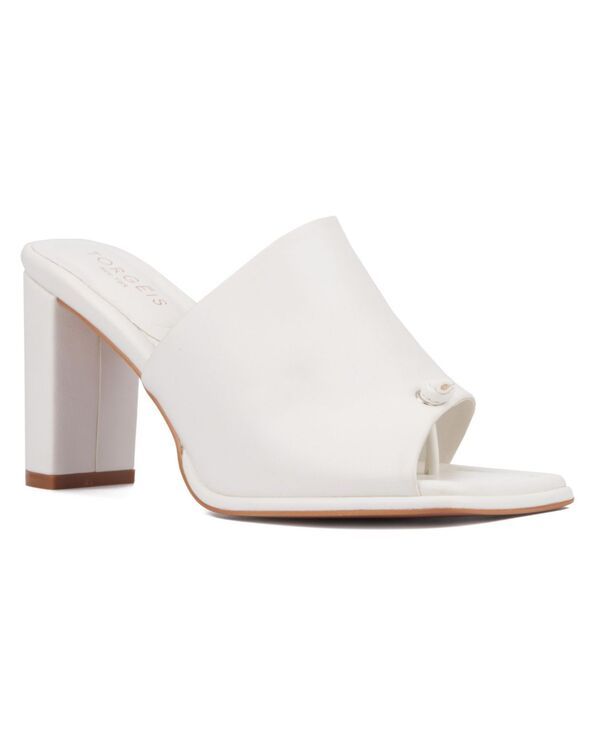 トルゲイス レディース シューズ サンダル ヒール Torgeis Womens Darla Heel Slide Sandals White ホワイト