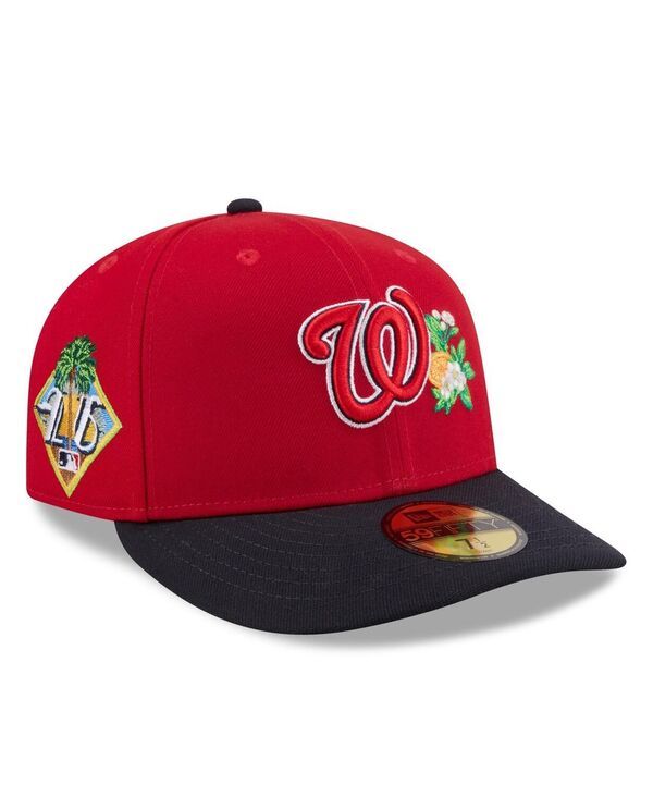 ニューエラ メンズ アクセサリー 帽子 New Era Mens RedNavy Washingtonationals 2026 Spring Training Low Profile 59FIFTY