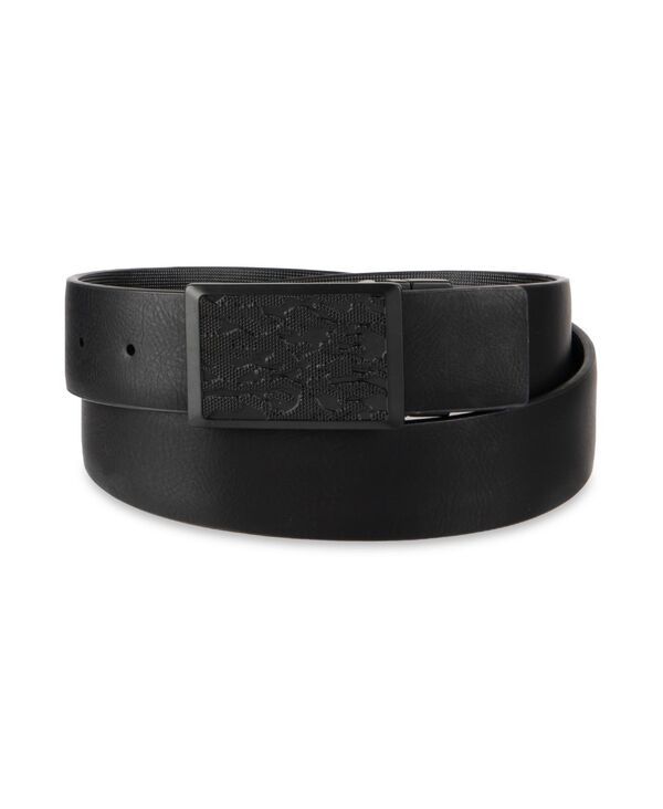 ケネスコール メンズ アクセサリー ベルト Kenneth Cole Reaction Mens Reversible Compression Plaque Buckle Belt Black ブラッ