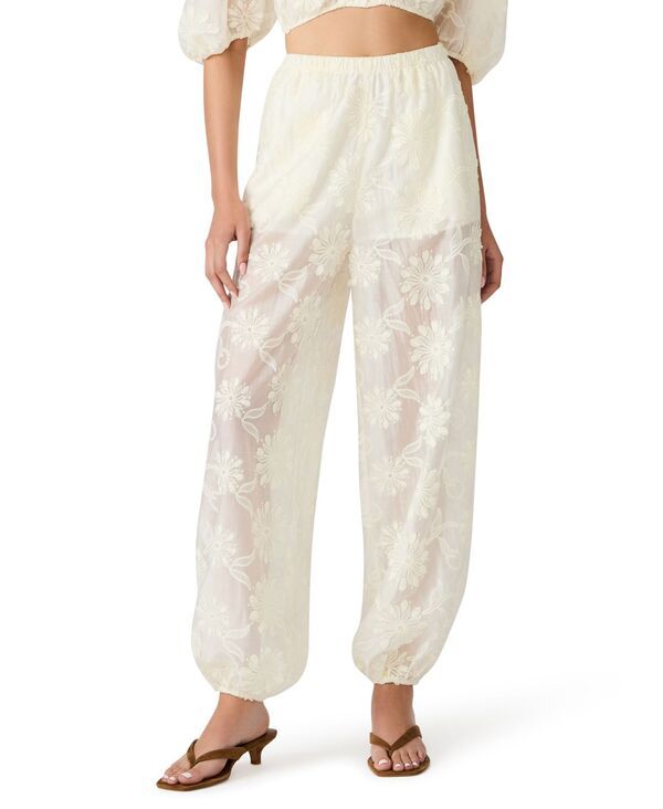 スティーブ マデン レディース ボトムス カジュアルパンツ バルーンフィット Steve Madden Womens Balloon Fit Alexondria Pants Antique Whit